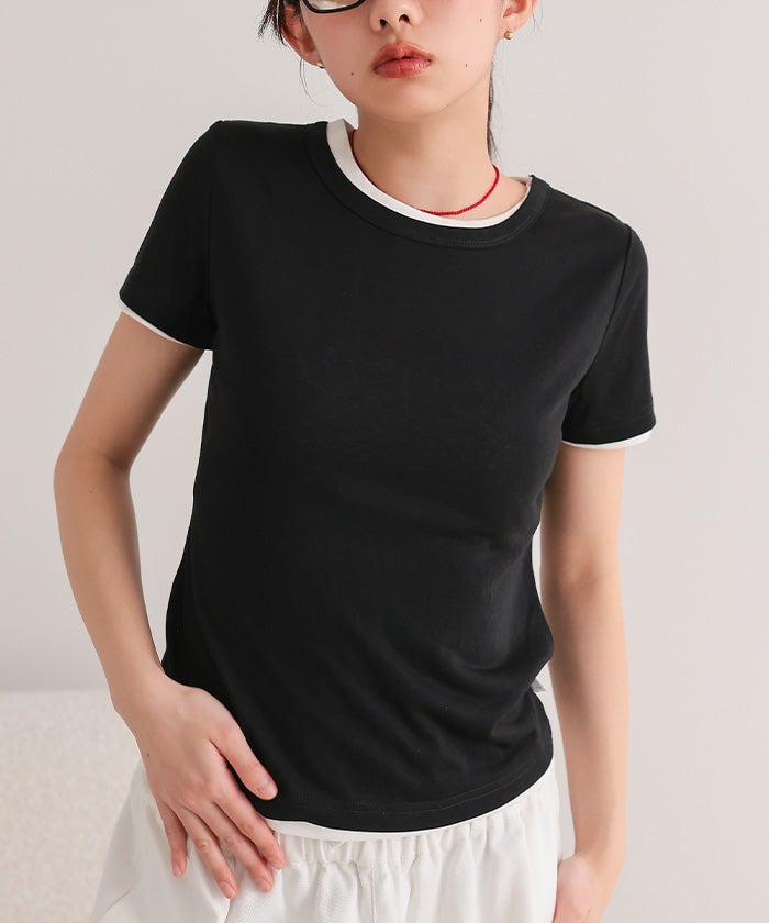 シアー半袖Tシャツセット【miette ミエット】 | titivate