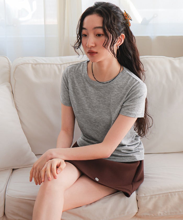ミミムムキャット　ドゥロワー ケープ36 シアー半袖Tシャツセット【miette ミエット】 | titivate