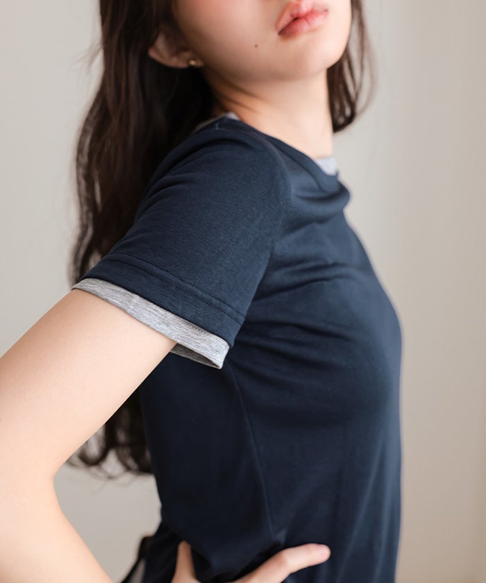 シアー半袖Tシャツセット【miette ミエット】 | titivate