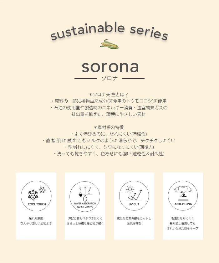 サステナブル】ギャザーデザインフレンチスリーブトップス【メール便可