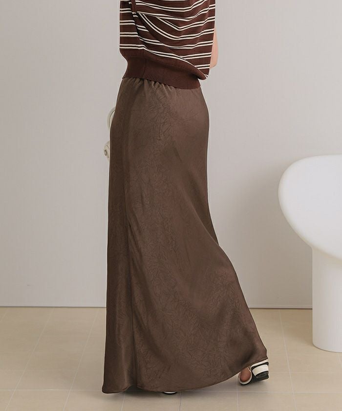 今期マチャット　ダッチェサテンスカート新品 美シルエットサテンスカート | titivate