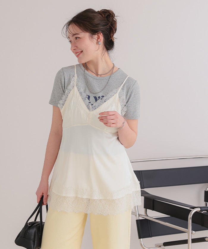 新品　Vlas Blomme⭐︎レース付きキャミソール 新品 Vlas Blomme⭐︎レース付きキャミソール SALE】Vlas Blomme