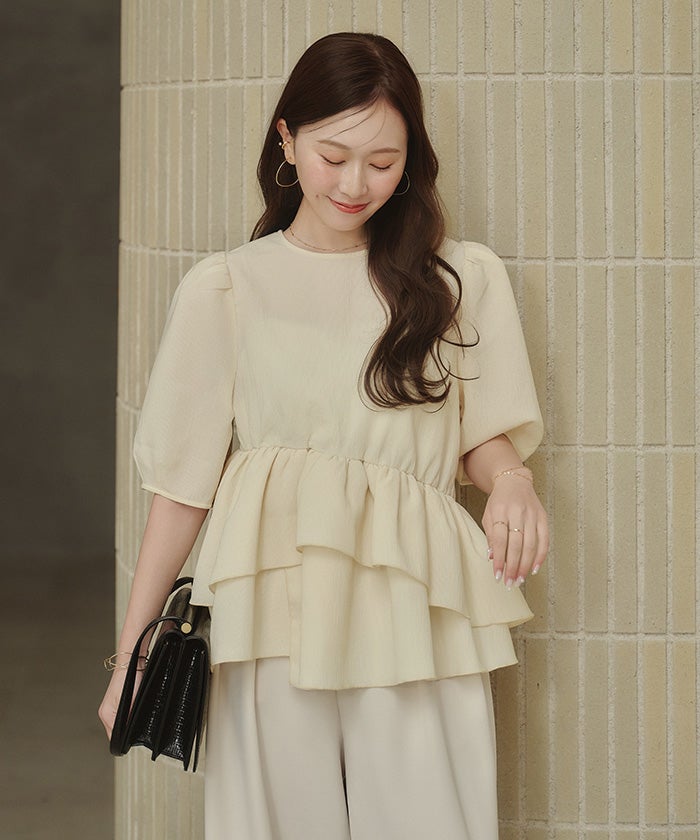 Ameri VINTAGE イレギュラー ヘム デザイン トップス イレギュラーヘムデザイントップス – レディースファッション通販の夢