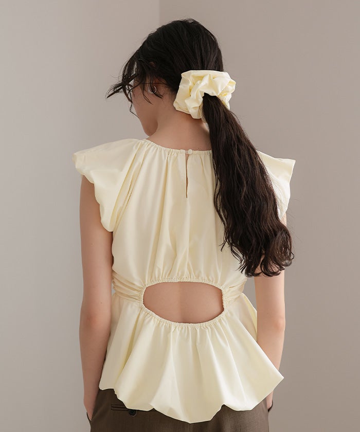 シュシュセットバルーンブラウス【miette ミエット】【メール便可／100