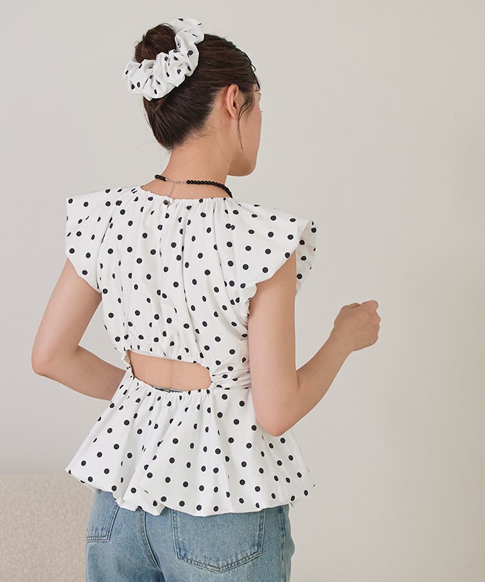 シュシュセットバルーンブラウス【miette ミエット】【メール便可／100