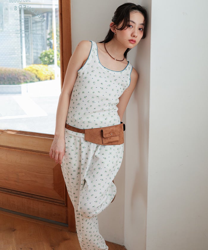 Miette. ページ 花柄ワッフルキャミセットアップ【miette ミエット】 | titivate
