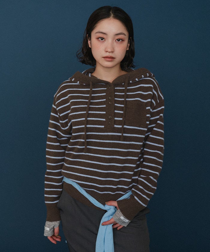 フードニットプルオーバー【miette ミエット】 | titivate