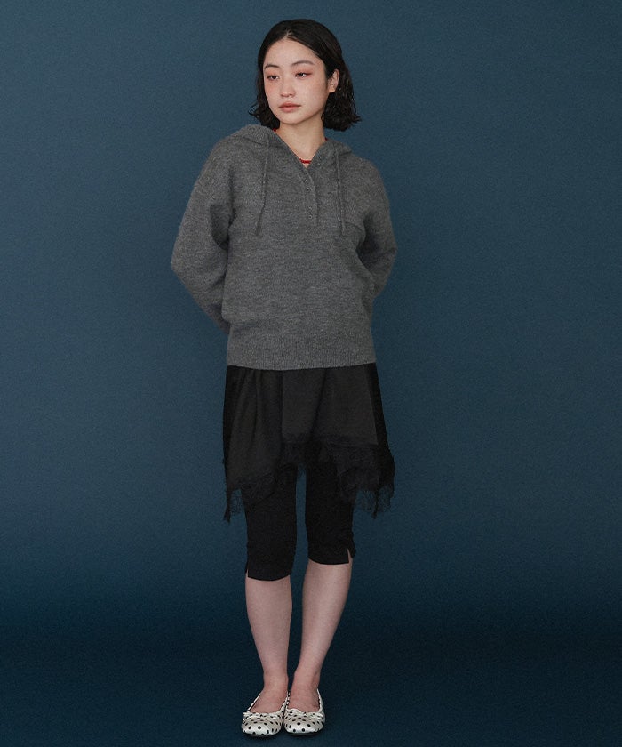 フードニットプルオーバー【miette ミエット】 | titivate