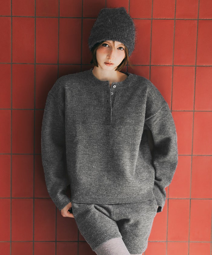 Miette. ページ ヘンリーネックニットプルオーバー【miette ミエット】 | titivate