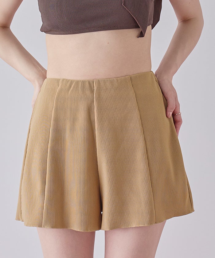 ハイウエストシンプルショートパンツ/水着【SEADRESS シードレス