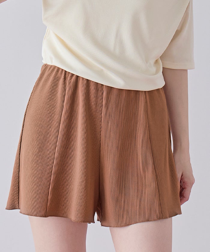 ハイウエストシンプルショートパンツ/水着【SEADRESS シードレス